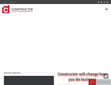 Tablet Screenshot of constructor.com.au